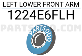 FEBEST 1224E6FLH LEFT LOWER FRONT ARM
