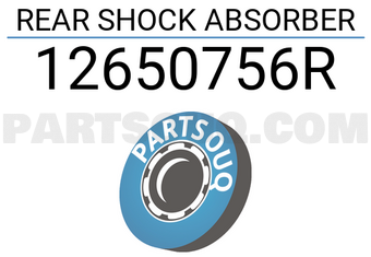 FEBEST 12650756R REAR SHOCK ABSORBER