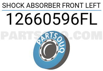 FEBEST 12660596FL SHOCK ABSORBER FRONT LEFT