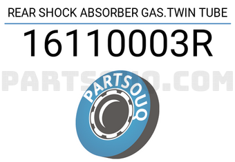 FEBEST 16110003R REAR SHOCK ABSORBER GAS.TWIN TUBE