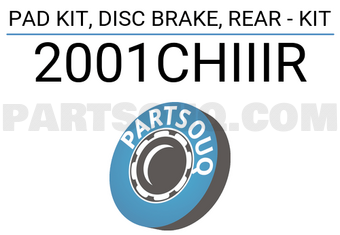 FEBEST 2001CHIIIR PAD KIT, DISC BRAKE, REAR - KIT