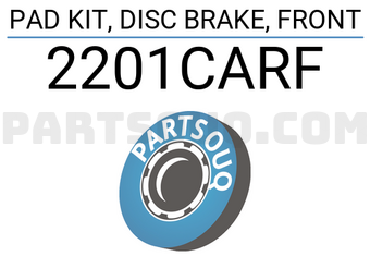 FEBEST 2201CARF PAD KIT, DISC BRAKE, FRONT