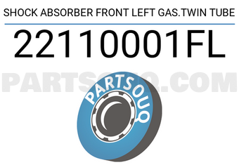 FEBEST 22110001FL SHOCK ABSORBER FRONT LEFT GAS.TWIN TUBE