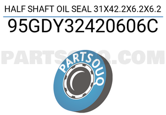 FEBEST 95GDY32420606C HALF SHAFT OIL SEAL 31X42.2X6.2X6.2