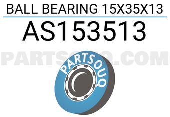FEBEST AS153513 BALL BEARING 15X35X13