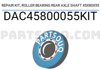 FEBEST DAC45800055KIT REPAIR KIT, ROLLER BEARING REAR AXLE SHAFT 45X80X55