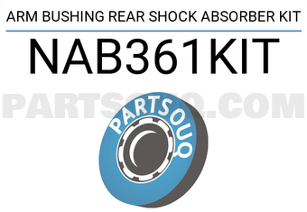 FEBEST NAB361KIT ARM BUSHING REAR SHOCK ABSORBER KIT