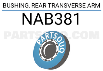 FEBEST NAB381 bushing, rear transverse arm