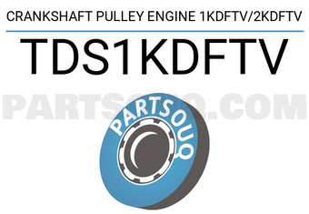 FEBEST TDS1KDFTV CRANKSHAFT PULLEY ENGINE 1KDFTV/2KDFTV
