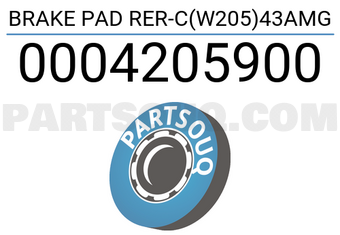 FEBI 0004205900 BRAKE PAD RER-C(W205)43AMG