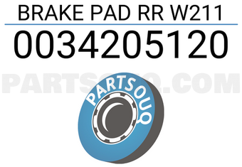 FEBI 0034205120 BRAKE PAD RR W211