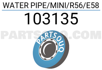 FEBI 103135 WATER PIPE/MINI/R56/E58