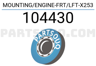 FEBI 104430 MOUNTING/ENGINE-FRT/LFT-X253