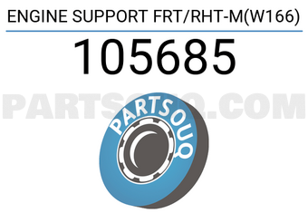 FEBI 105685 ENGINE SUPPORT FRT/RHT-M(W166)