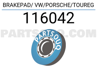 FEBI 116042 BRAKEPAD/ VW/PORSCHE/TOUREG