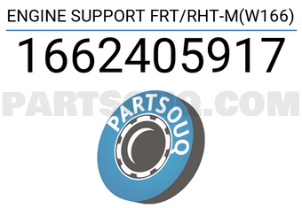 FEBI 1662405917 ENGINE SUPPORT FRT/RHT-M(W166)
