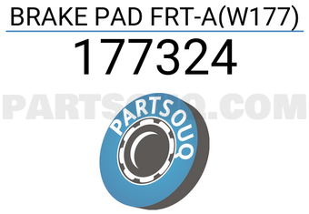 FEBI 177324 BRAKE PAD FRT-A(W177)