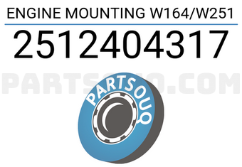 FEBI 2512404317 ENGINE MOUNTING W164/W251