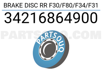 FEBI 34216864900 BRAKE DISC RR F30/F80/F34/F31