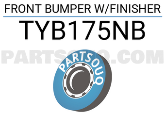 FPI TYB175NB FRONT BUMPER W/FINISHER