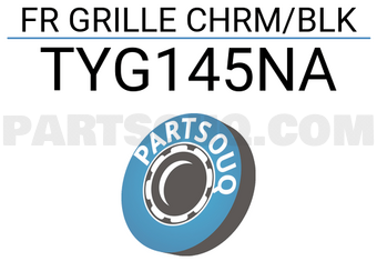 FPI TYG145NA FR GRILLE CHRM/BLK