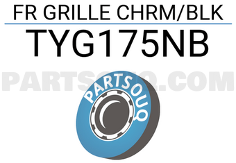 FPI TYG175NB FR GRILLE CHRM/BLK