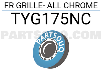 FPI TYG175NC FR GRILLE- ALL CHROME