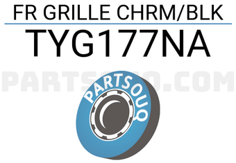 FPI TYG177NA FR GRILLE CHRM/BLK