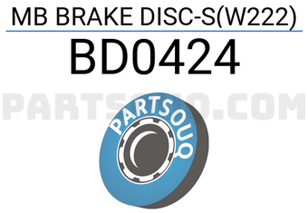FREMAX BD0424 MB BRAKE DISC-S(W222)