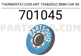 GK 701045 THERMOSTAT,COOLANT 105&deg;C BMW CAR GK