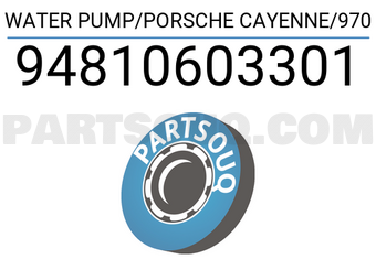GK 94810603301 WATER PUMP/PORSCHE CAYENNE/970