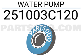 GMB 251003C120 WATER PUMP
