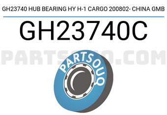 GMB GH23740C GH23740 HUB BEARING HY H-1 CARGO 200802- CHINA GMB