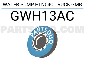 GMB GWH13AC WATER PUMP HI N04C TRUCK GMB