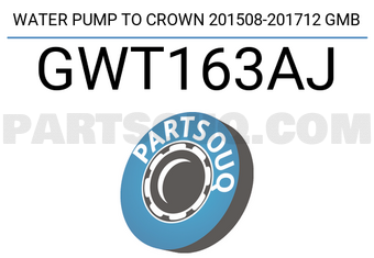 GMB GWT163AJ WATER PUMP TO CROWN 201508-201712 GMB