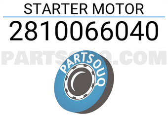 GVT 2810066040 STARTER MOTOR