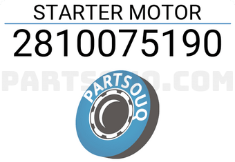 GVT 2810075190 STARTER MOTOR