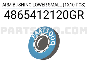 Good Rubber Co LTD 4865412120GR ARM BUSHING LOWER SMALL (1X10 PCS)
