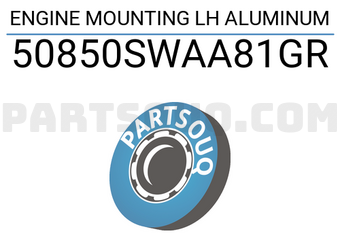 Good Rubber Co LTD 50850SWAA81GR ENGINE MOUNTING LH ALUMINUM