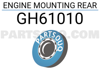 Good Rubber Co LTD GH61010 ENGINE MOUNTING REAR