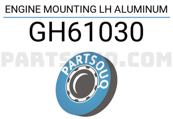 Good Rubber Co LTD GH61030 ENGINE MOUNTING LH ALUMINUM