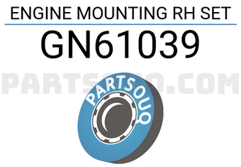 Good Rubber Co LTD GN61039 ENGINE MOUNTING RH SET