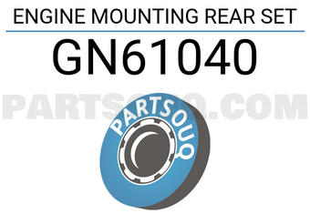 Good Rubber Co LTD GN61040 ENGINE MOUNTING REAR SET
