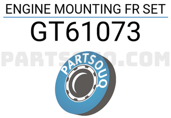Good Rubber Co LTD GT61073 ENGINE MOUNTING FR SET