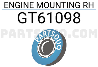 Good Rubber Co LTD GT61098 ENGINE MOUNTING RH