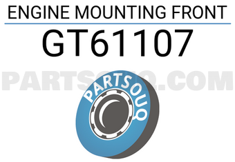 Good Rubber Co LTD GT61107 ENGINE MOUNTING FRONT