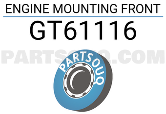 Good Rubber Co LTD GT61116 ENGINE MOUNTING FRONT