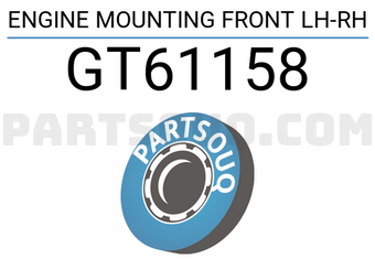 Good Rubber Co LTD GT61158 ENGINE MOUNTING FRONT LH-RH