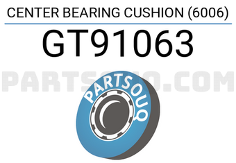 Good Rubber Co LTD GT91063 CENTER BEARING CUSHION (6006)