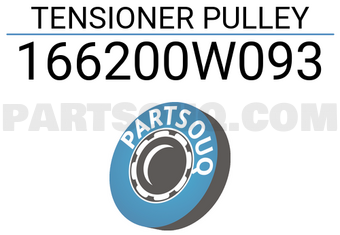 HABASHI 166200W093 TENSIONER PULLEY